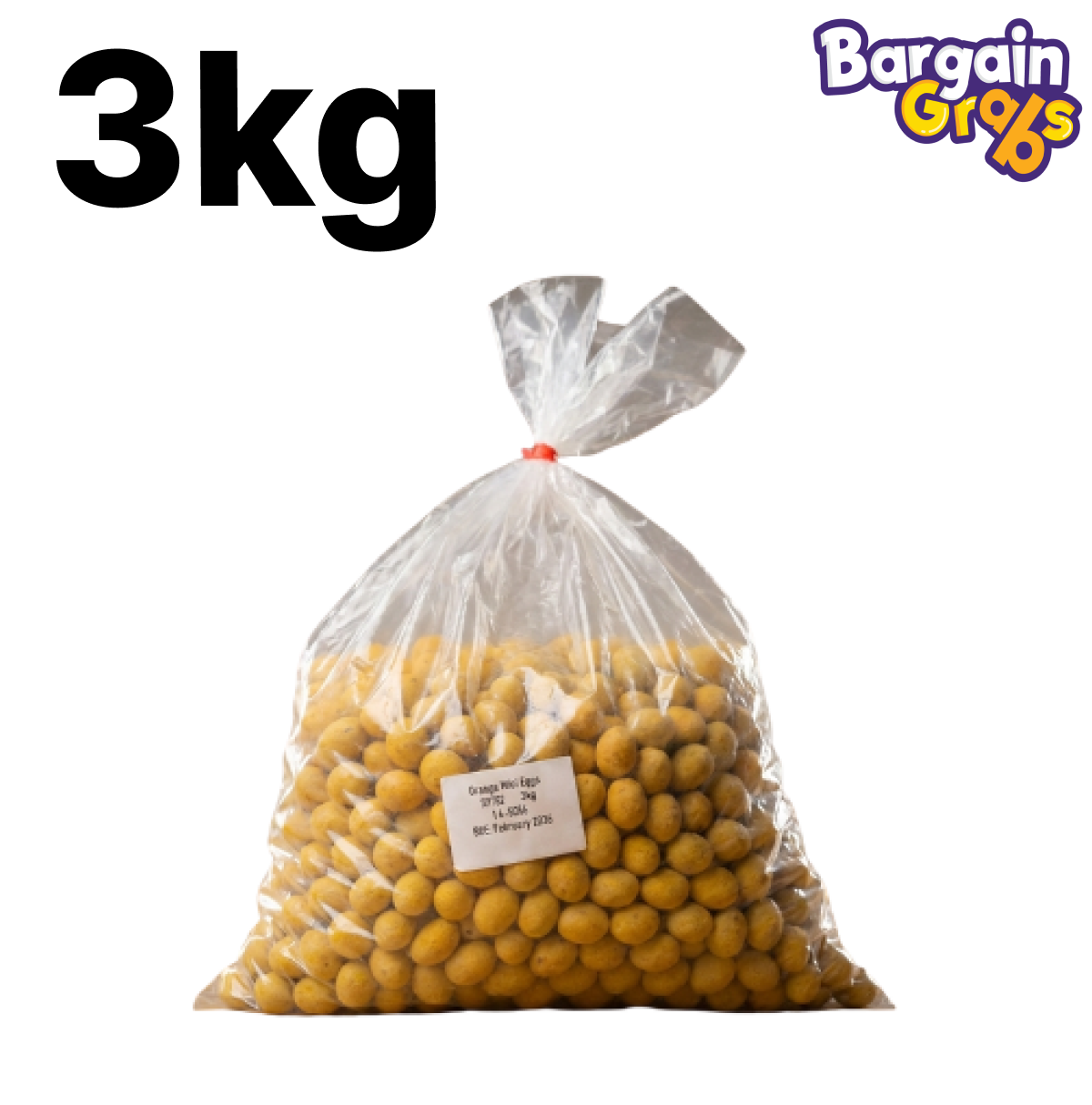 3kg bulk pack of Walkers Orange Mini Eggs – zesty orange-flavoured chocolate eggs with crisp shells