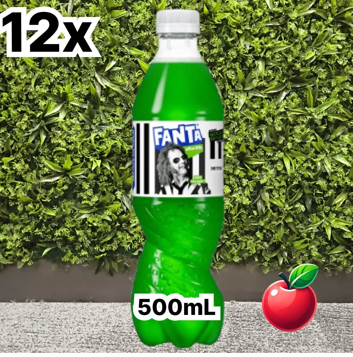 12 x Fanta Zero Apple 500ml Bottles