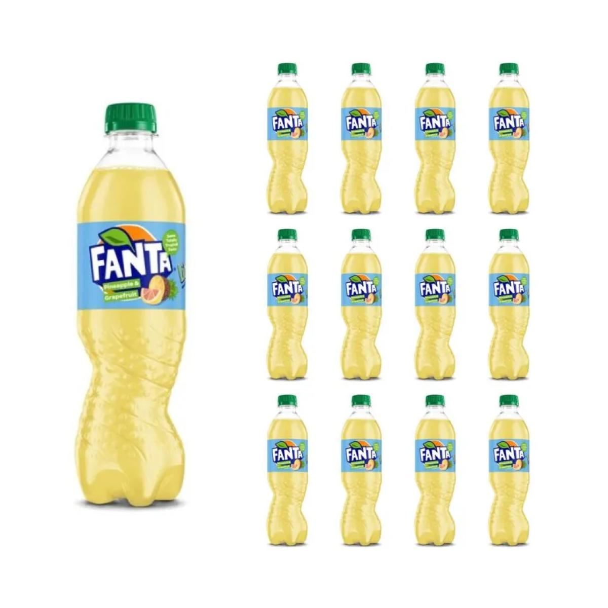 12 x Fanta Pineapple & Grapefruit 500ml