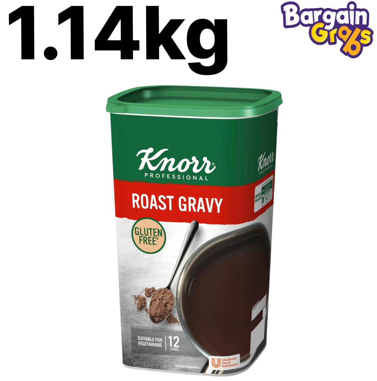 Knorr Professional Roast Gravy Granules in a 1.14kg tub