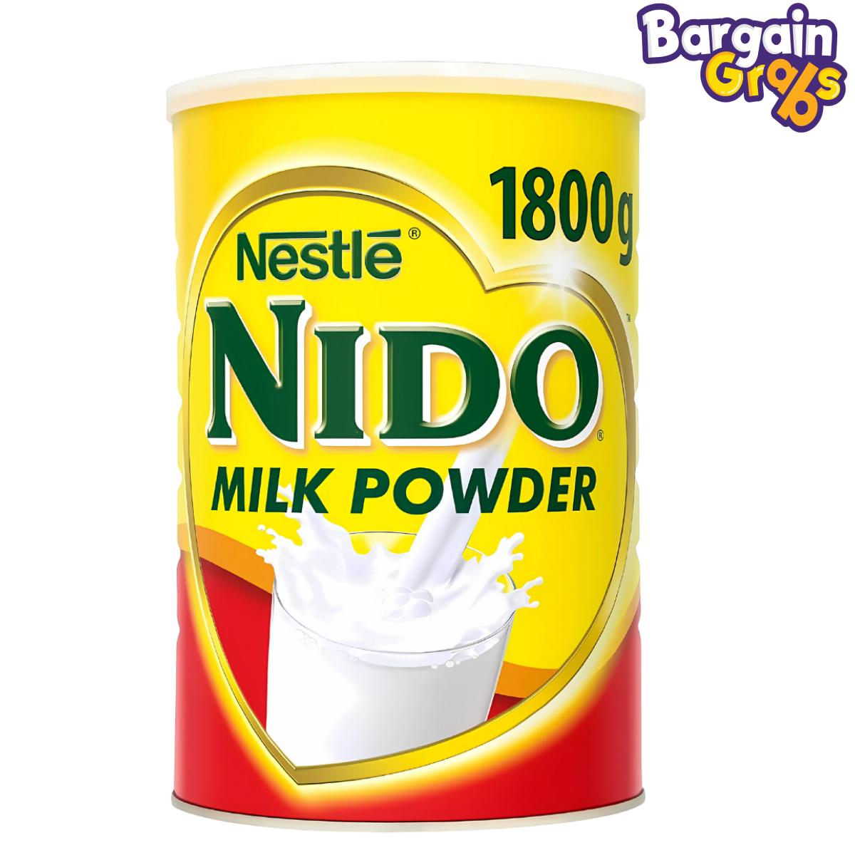 Nido Instant Full Cream Milk Powder 1.8kg – nutritious powdered milk for daily use, cooking, and baking