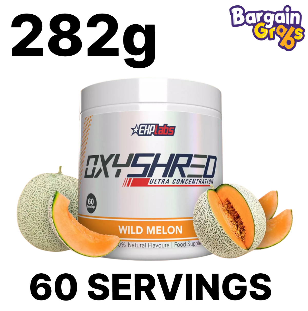 OxyShred Wild Melon pre-workout – 60 servings for energy, fat burning, and performance enhancement