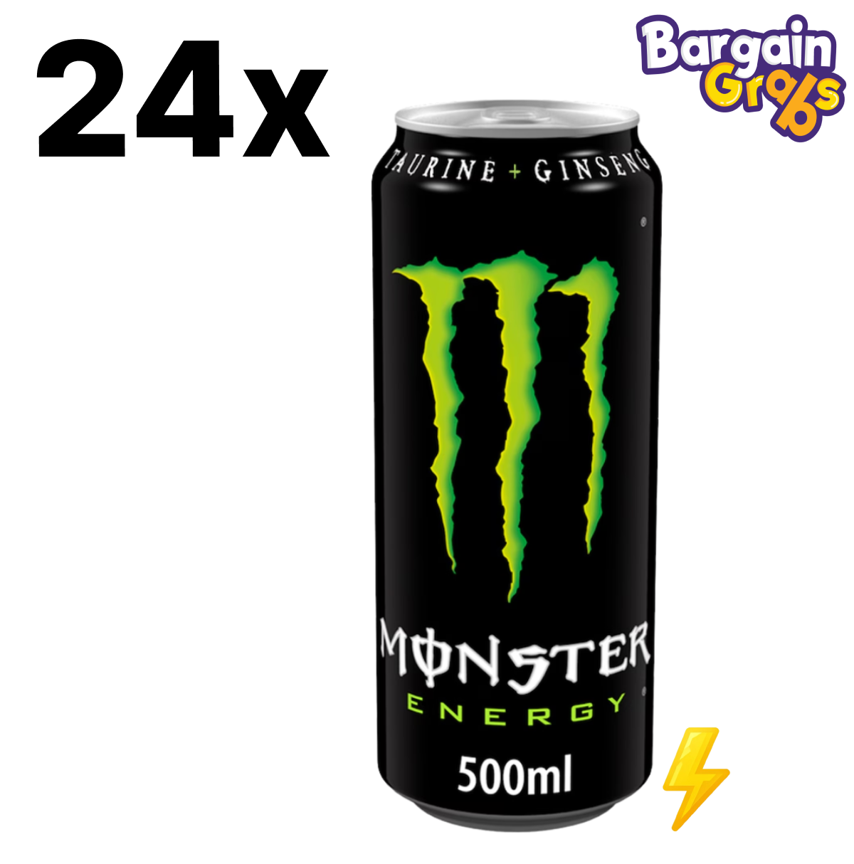 24 pack of Monster Original Energy Drink 500ml cans