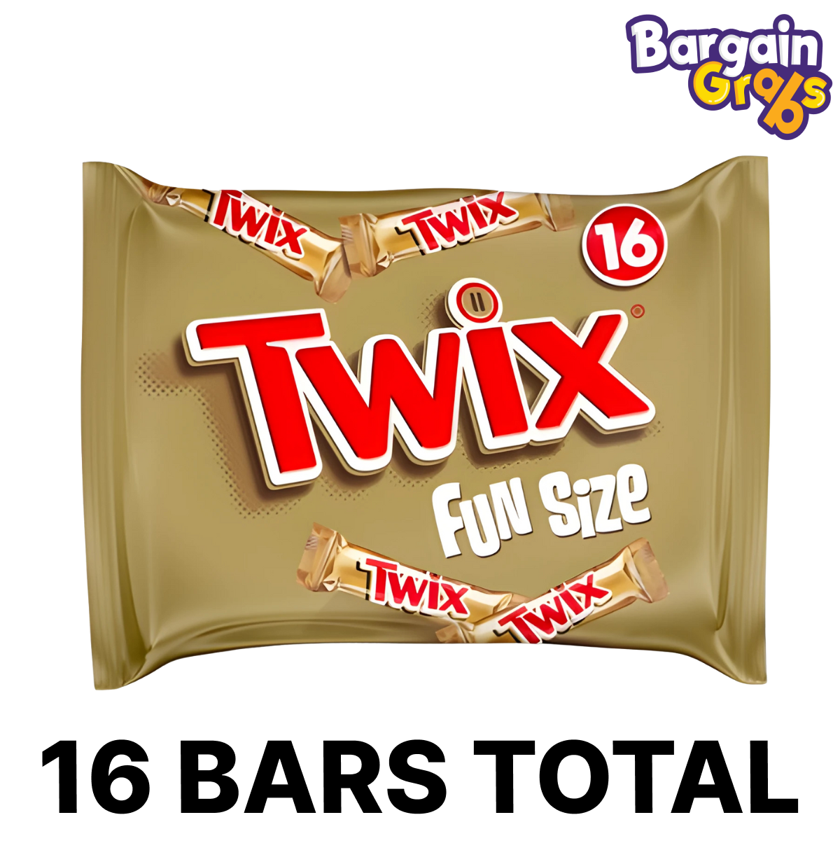 Twix Funsize Chocolate Biscuit Caramel Bars 333g