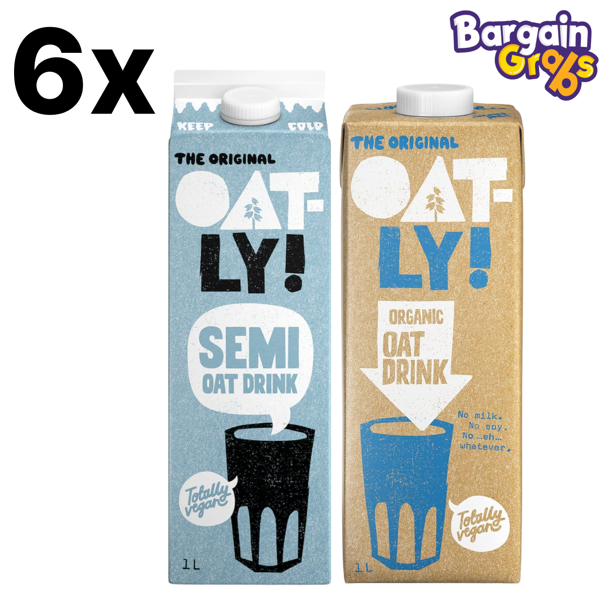 Oatly Oat Drink 1L (6-Pack) – Semi or Organic