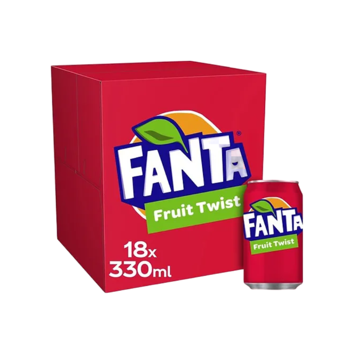 18 x Fanta Fruit Twist 330ml Multipack