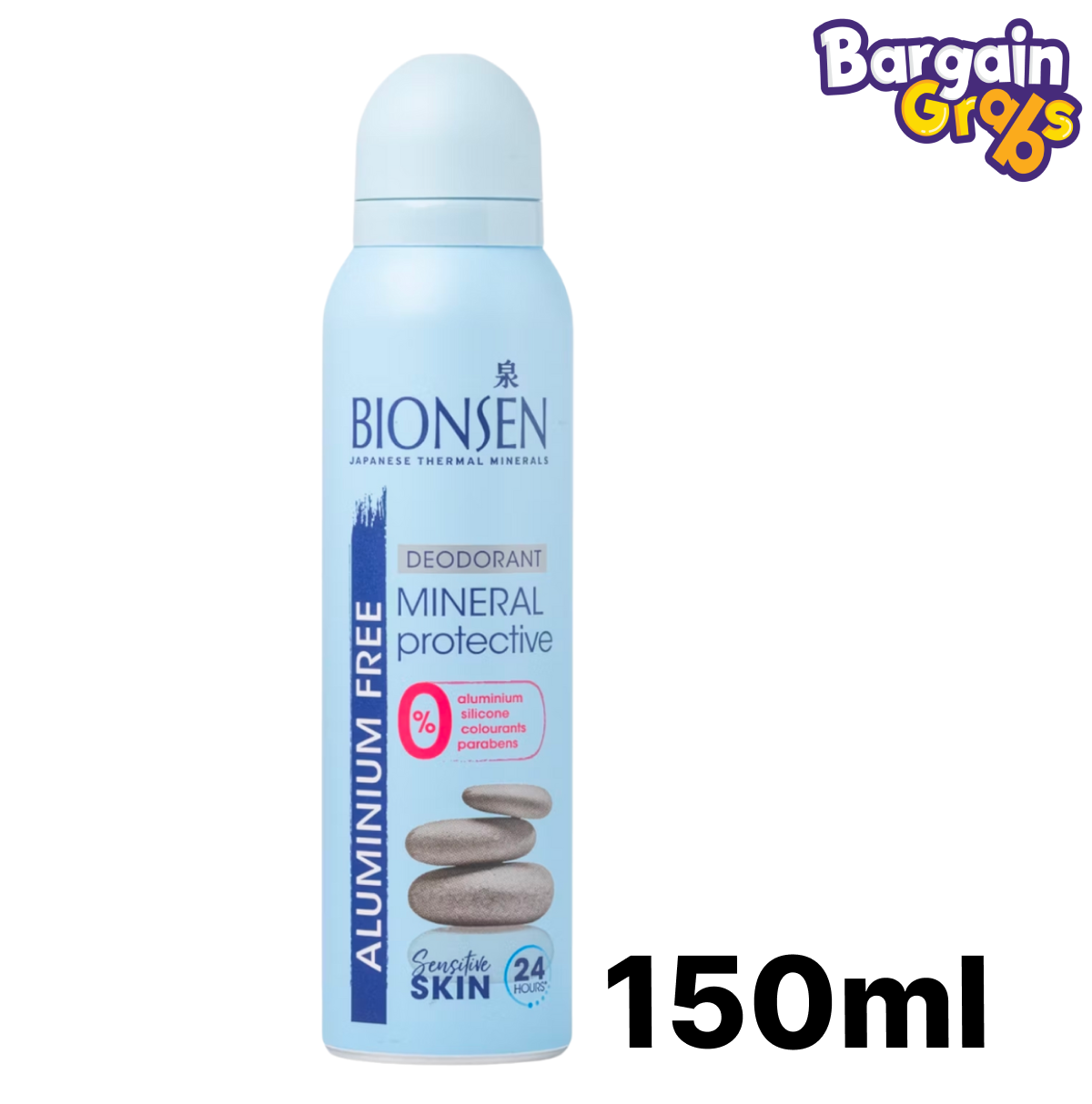 Bionsen Deo Spray 150ml natural deodorant for sensitive skin with long-lasting freshness