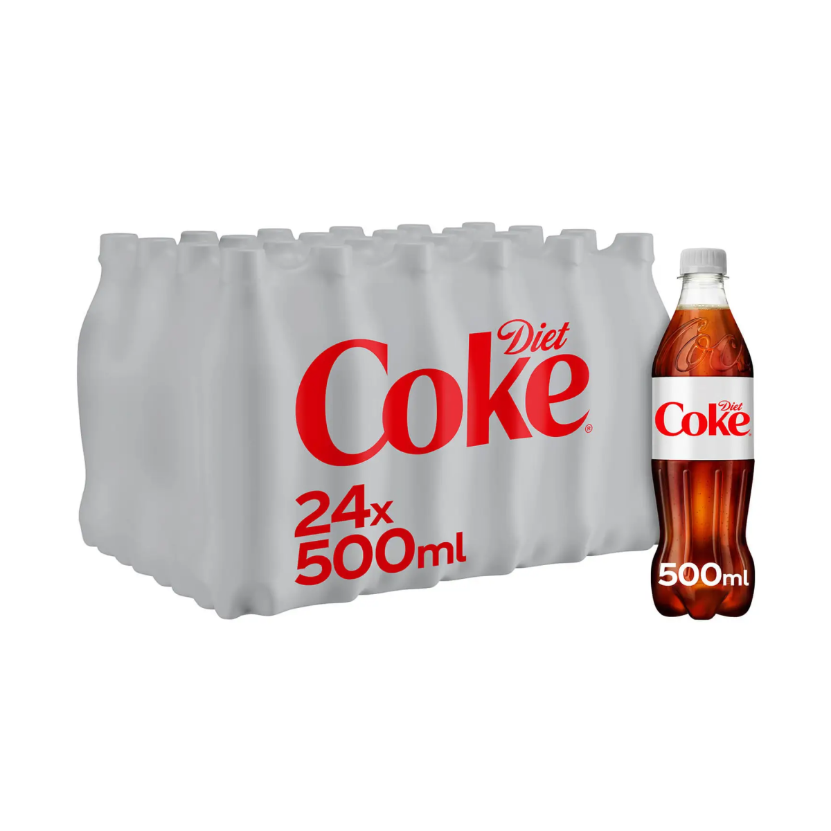 24 x Diet Coke 500ml Bottles