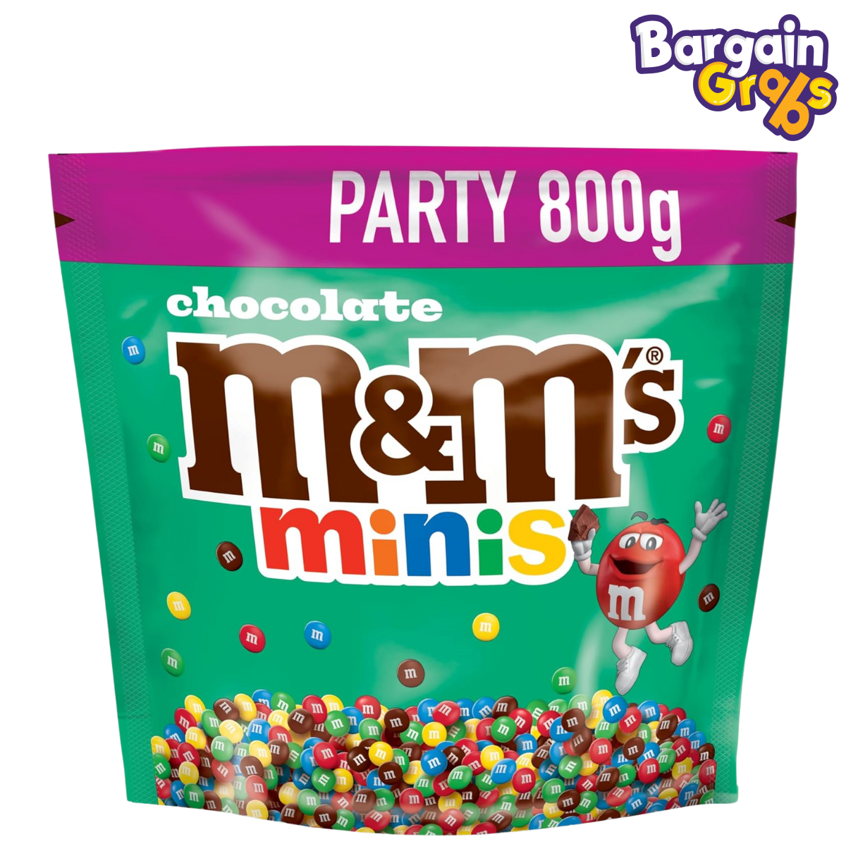 M&M's Minis Milk Chocolate 800g – Sharing Tub of Bite Size Chocolates