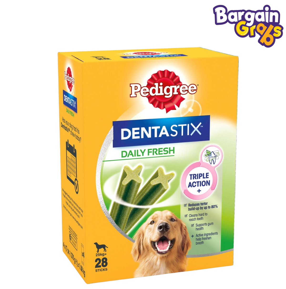 Pedigree Dentastix Fresh Daily Dental Chews for Large Dogs – supports dental health and fresh breath with daily use